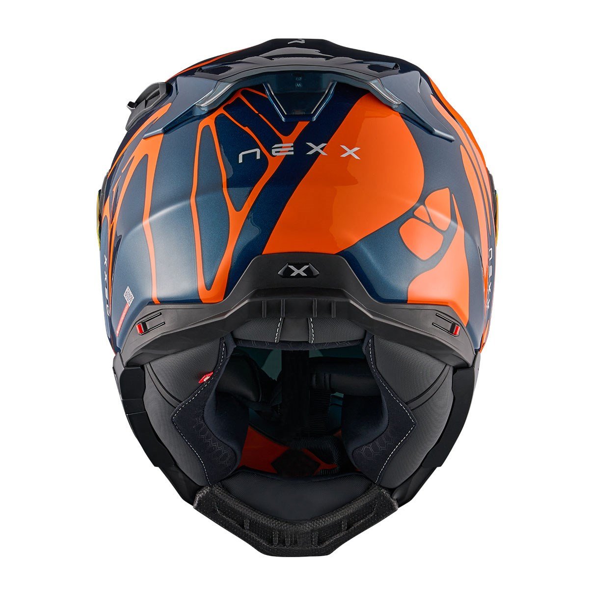 Nexx X.WST 3 B-Side Mavi Turuncu Kask | ECE 22.06Nexx X.WST 3 B-Side Mavi Turuncu Kask
