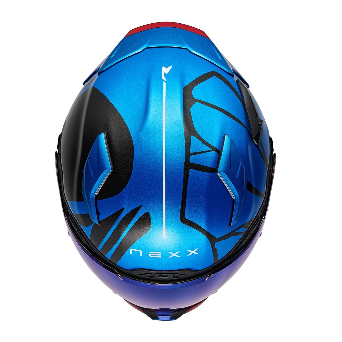 Nexx X.WST 3 Mat Mavi Siyah Kask | ECE 22.06 FiberglasNexx X.WST 3 Mat Mavi Siyah Kask