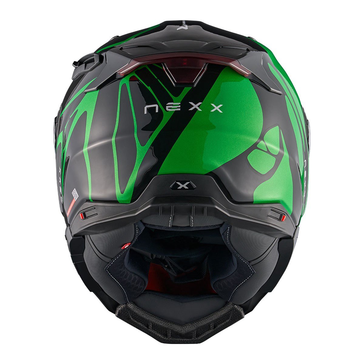 Nexx X.WST 3 Siyah Yeşil Kask | ECE 22.06 FiberglasNexx X.WST 3 Siyah Yeşil Kask