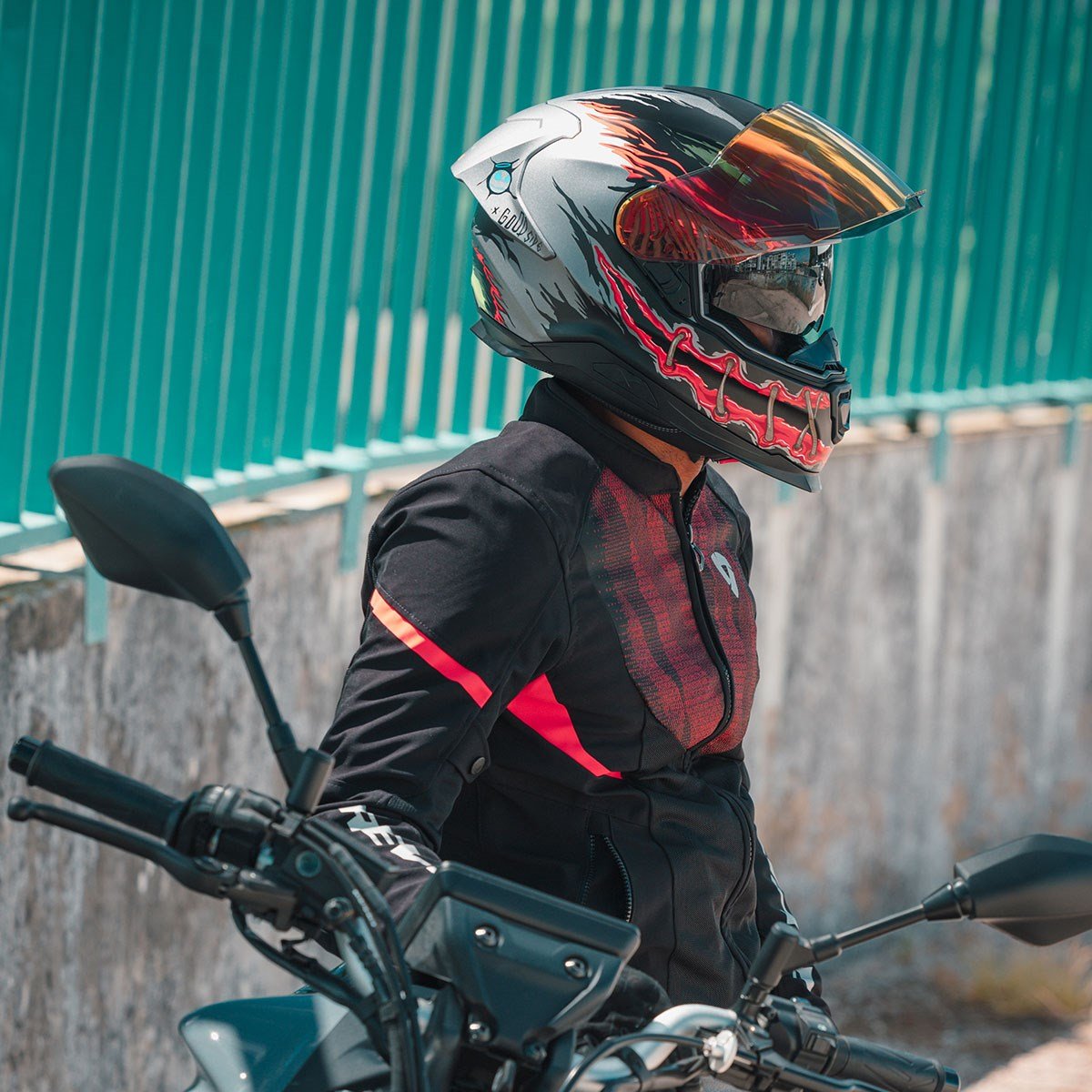 Nexx Y.100R Night Rider Mat Titanium | ECE 22.06 KaskNexx Y.100R Night Rider Mat Titanium Kask
