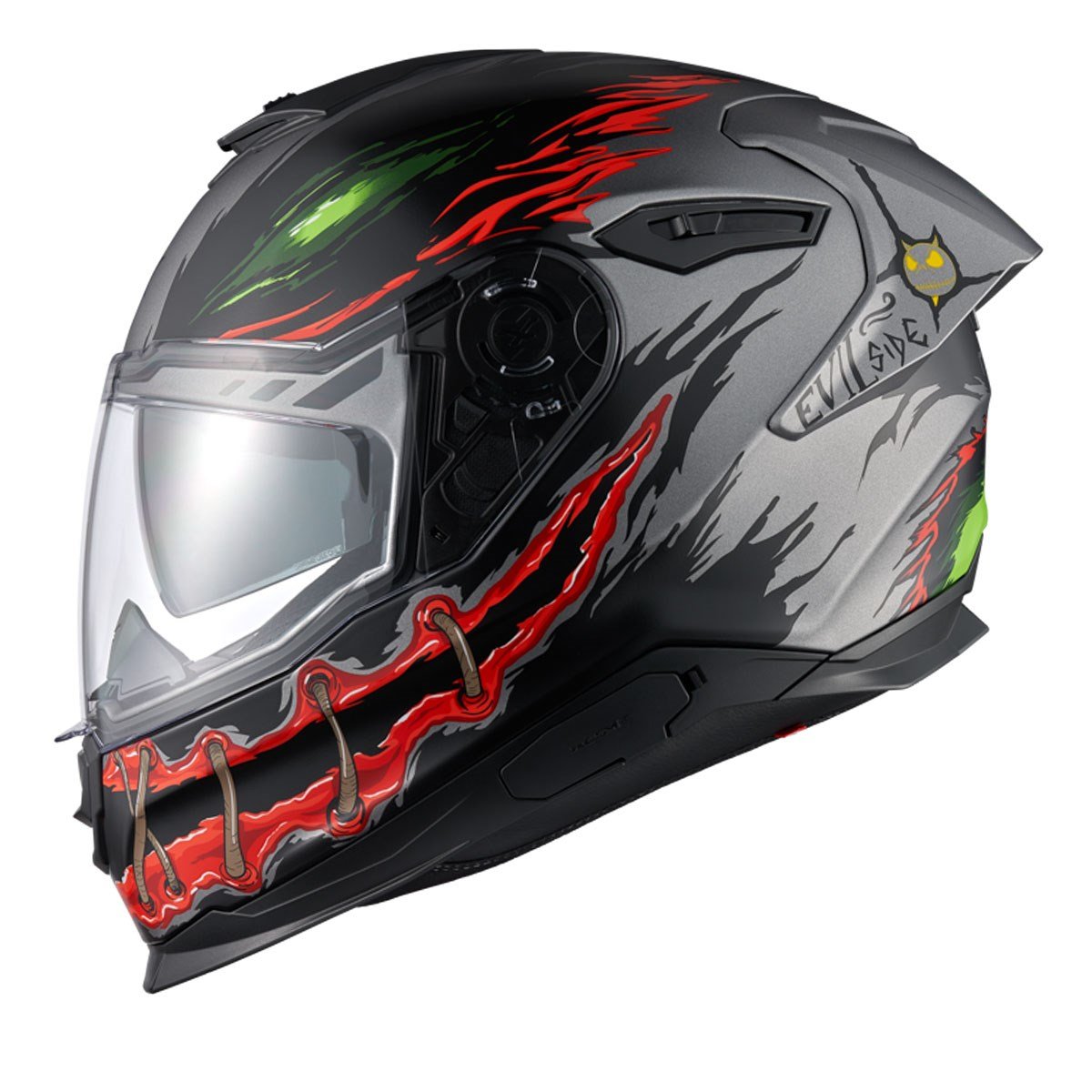 Nexx Y.100R Night Rider Mat Titanium | ECE 22.06 KaskNexx Y.100R Night Rider Mat Titanium Kask