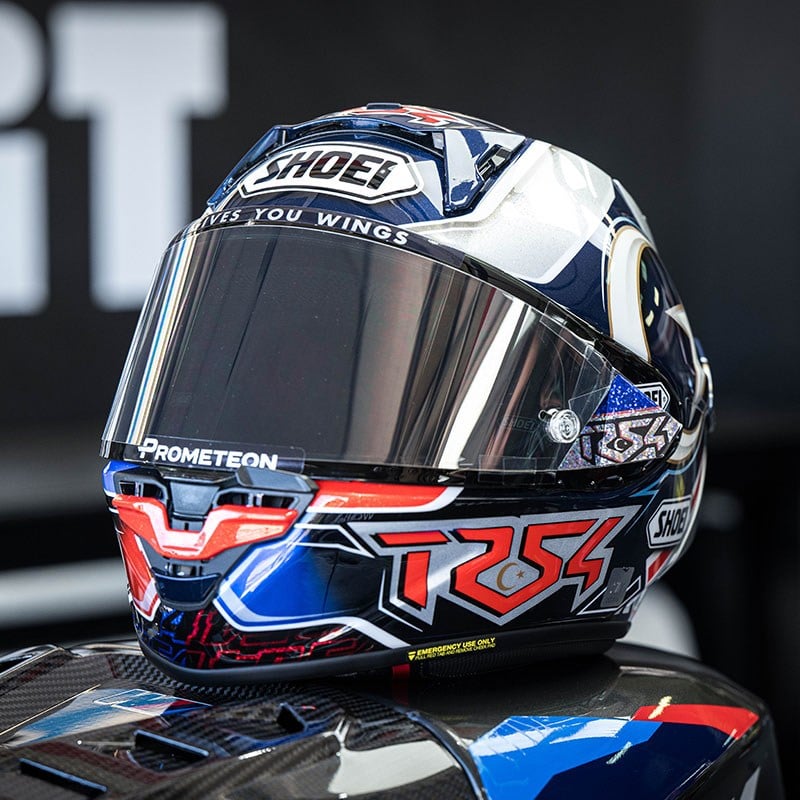 Shoei X-Spirit Pro Toprak TC-2 Kask | FIM ECE 22.06Shoei X-Spirit Pro Toprak TC-2 Kask