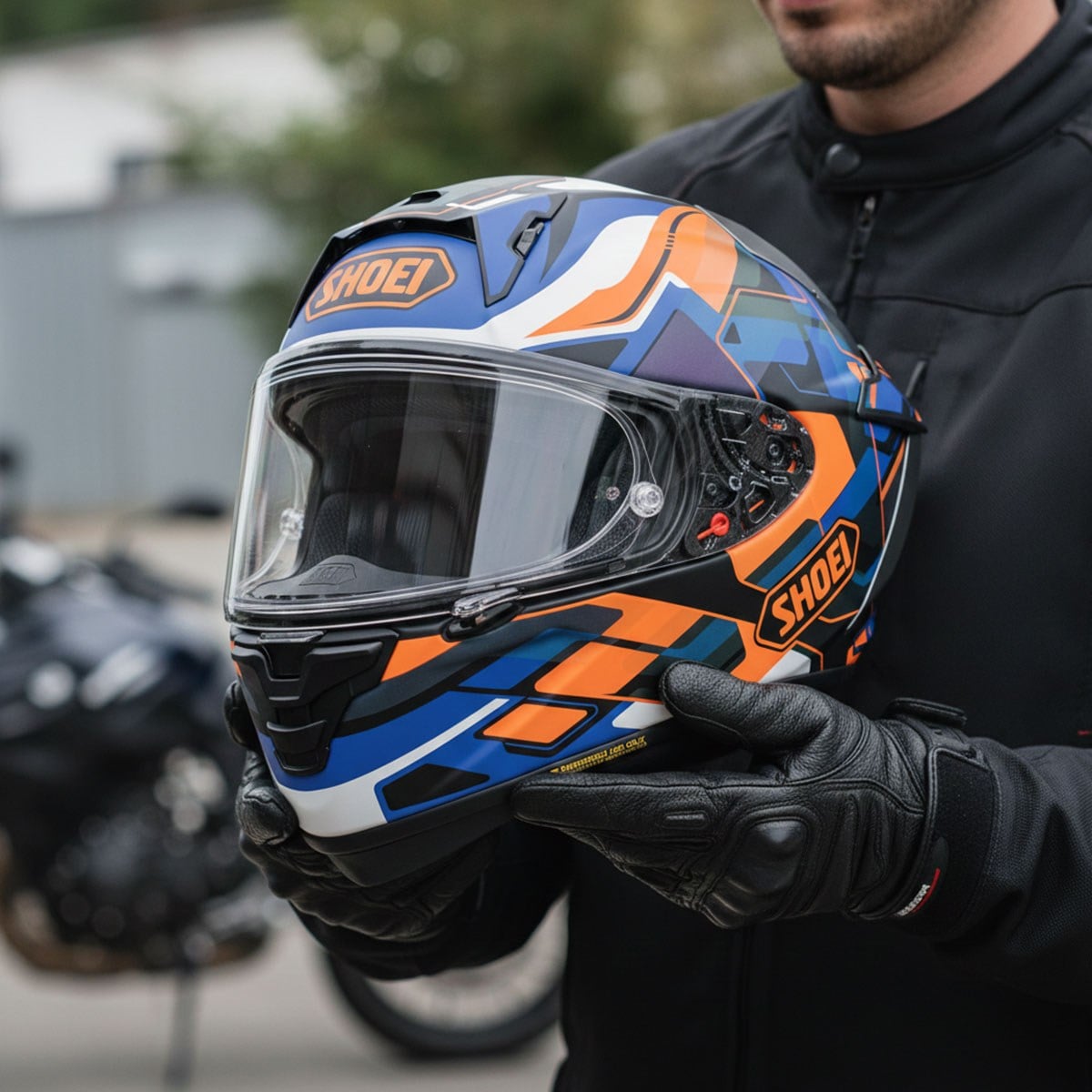 Shoei X-Spirit Pro Valion TC-8 Kask | FIM ECE 22.06Shoei X-Spirit Pro Valion TC-8 Kask