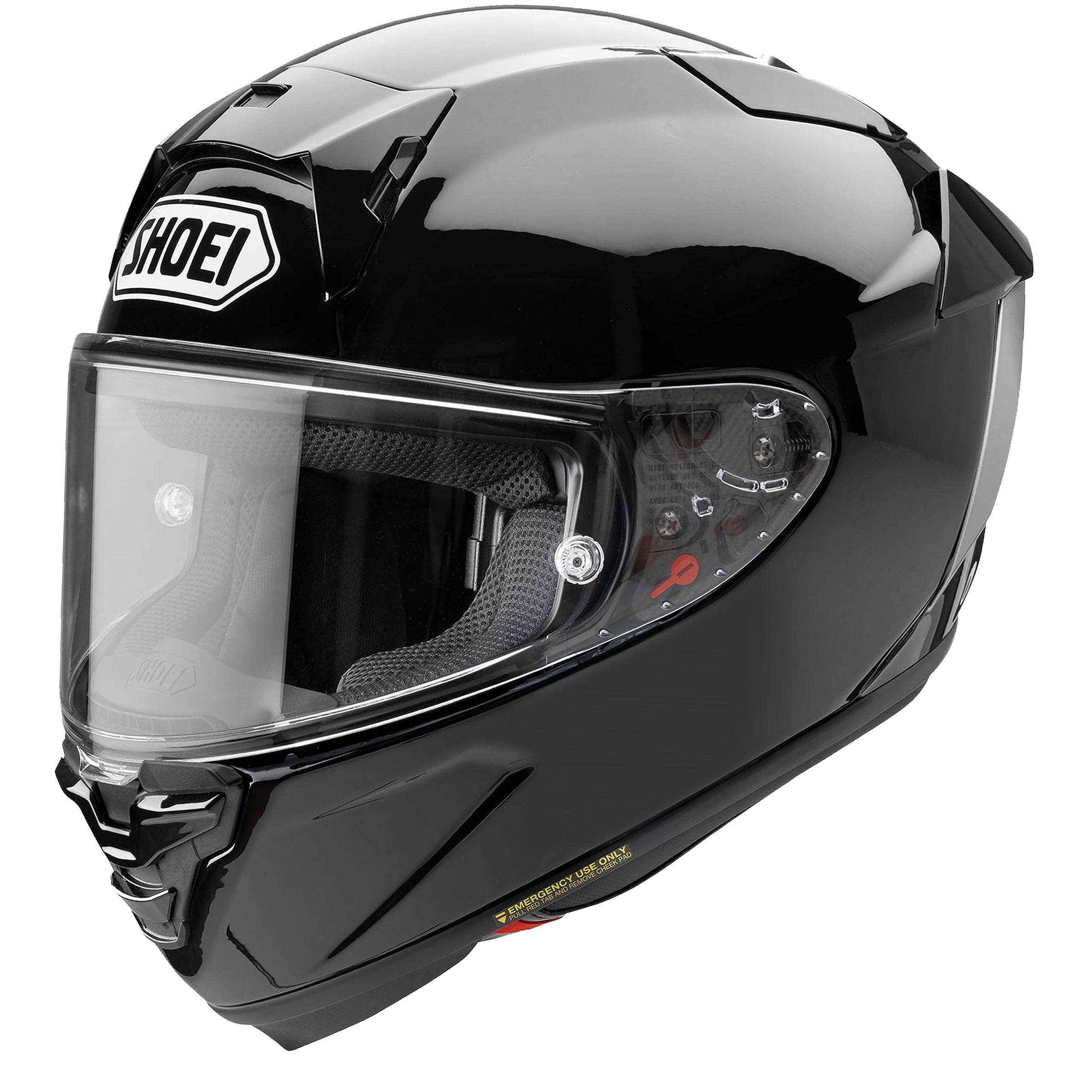 Shoei X-Spirit Pro Parlak Siyah Kask | FIM ECE 22.06Shoei X-Spirit Pro Parlak Siyah Kask