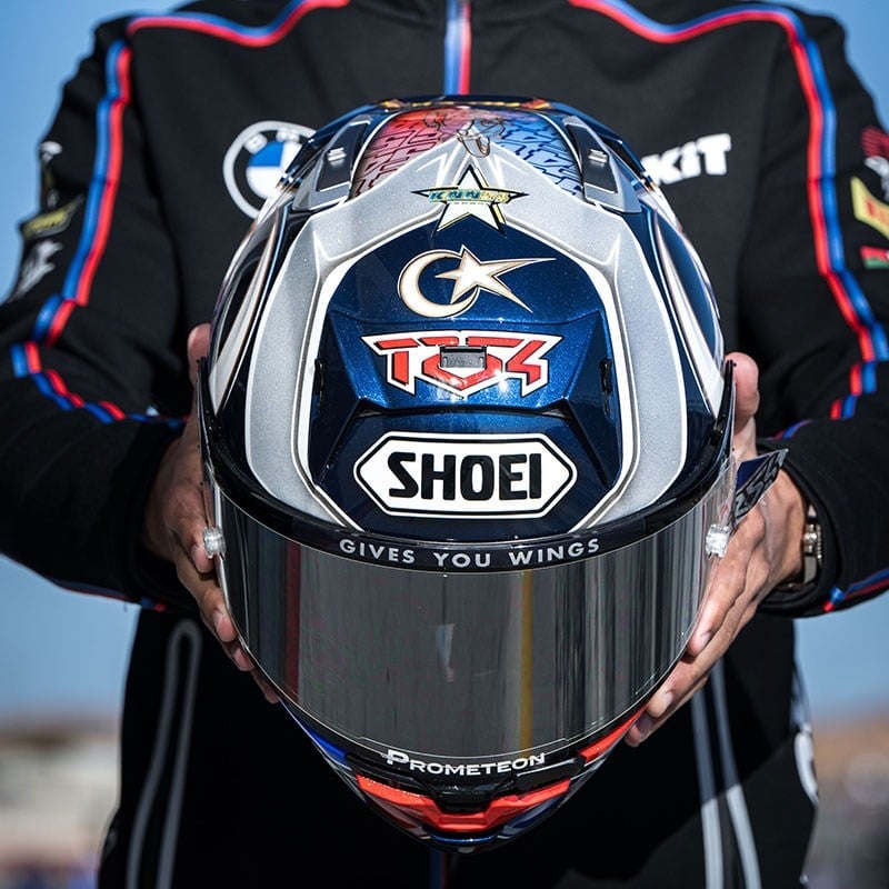 Shoei X-Spirit Pro Toprak TC-2 Kask | FIM ECE 22.06Shoei X-Spirit Pro Toprak TC-2 Kask