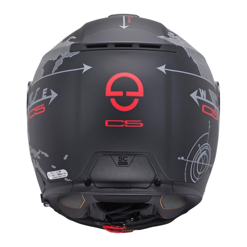 Schuberth C5 Globe Blakc Çene Açılır Motosiklet Kaskı