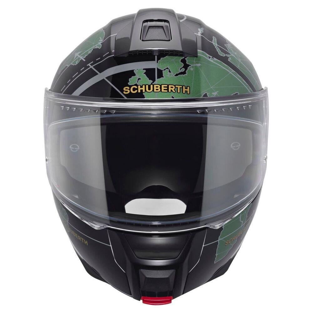 Schuberth C5 Globe Green Çene Açılır Motosiklet Kaskı