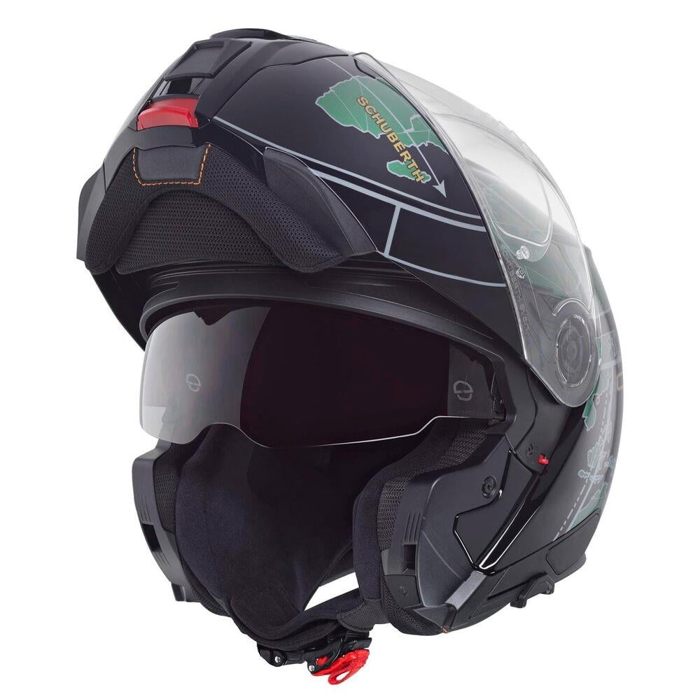 Schuberth C5 Globe Green Çene Açılır Motosiklet Kaskı
