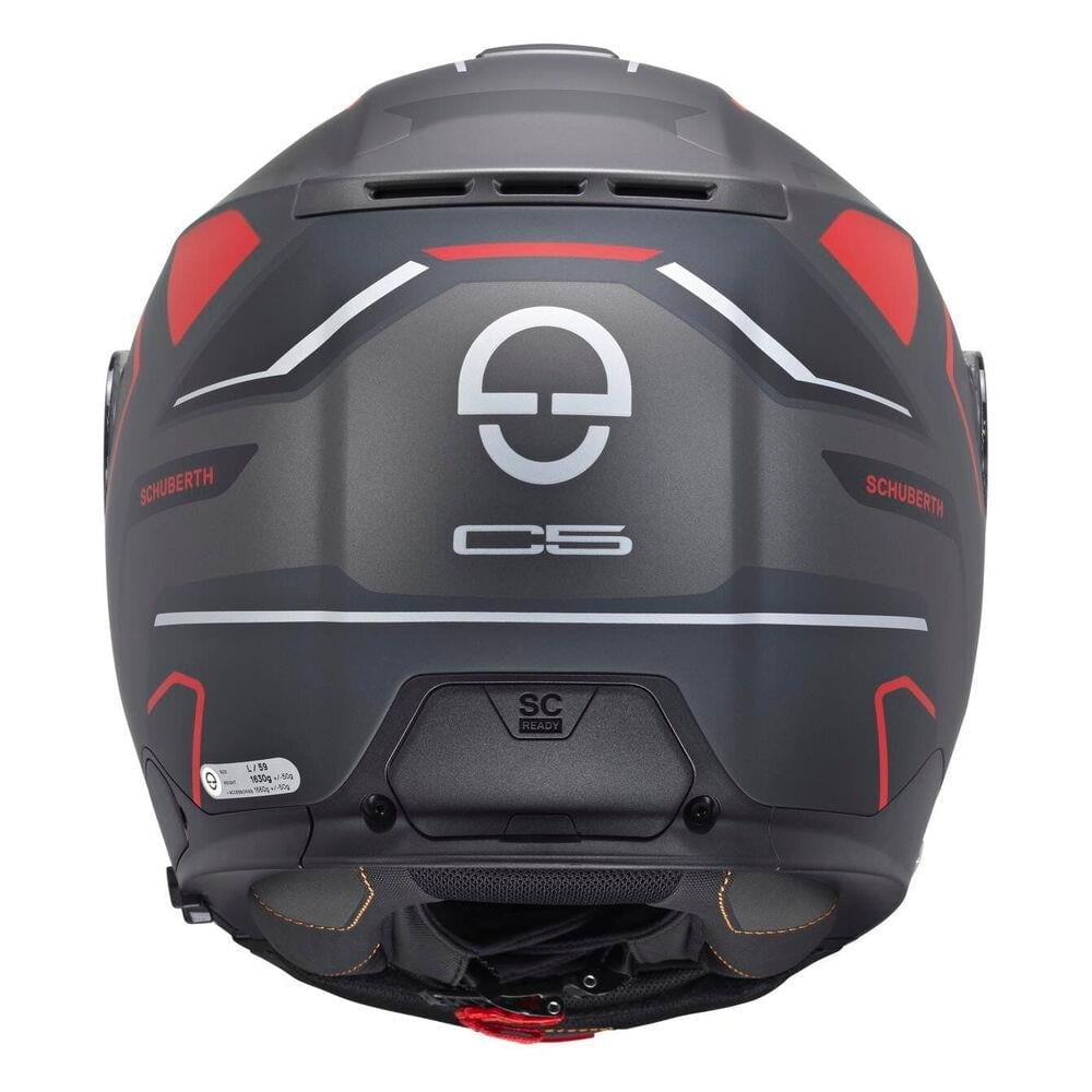 Schuberth C5 Omega Antrasit Çene Açılır Motosiklet Kaskı