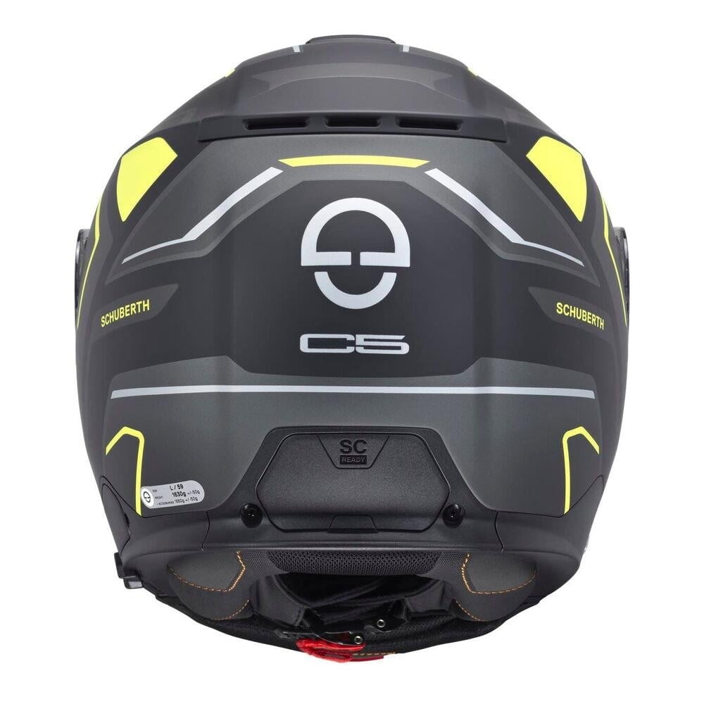 Schuberth C5 Omega Yellow Çene Açılır Motosiklet Kaskı