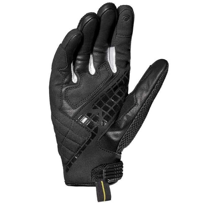 Spidi G-Carbon Yazlık Deri Motosiklet Eldiveni Siyah-Beyaz