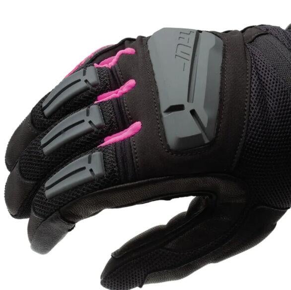T.Ur G-Four Lady Korumalı Motosiklet Eldiveni Yazlık Fuşya