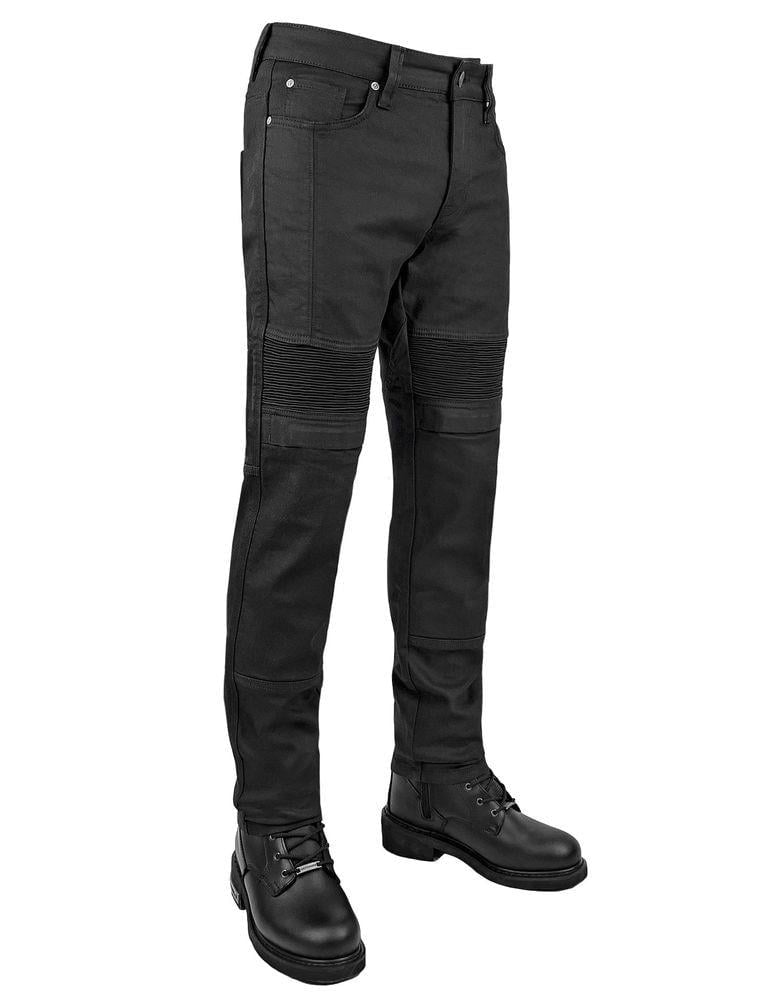 TheBikerJeans Black Iron Flexi V4 Korumalı Motosiklet Kot Pantolonu Erkek