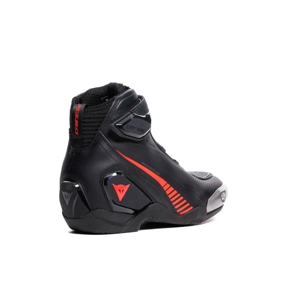 Dainese Superya Ayakkabı Siyah Kırmızı | Magnezyum SliderDainese Superya Black Red Deri Ayakkabı