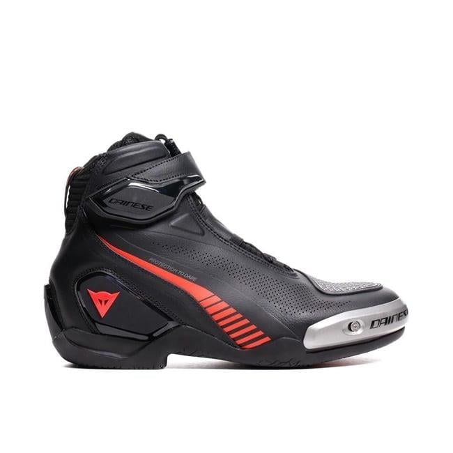 Dainese Superya Ayakkabı Siyah Kırmızı | Magnezyum SliderDainese Superya Black Red Deri Ayakkabı