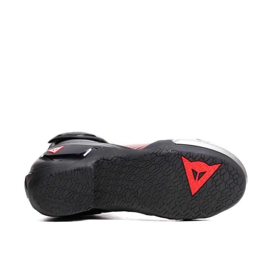 Dainese Superya Ayakkabı Siyah Kırmızı | Magnezyum SliderDainese Superya Black Red Deri Ayakkabı