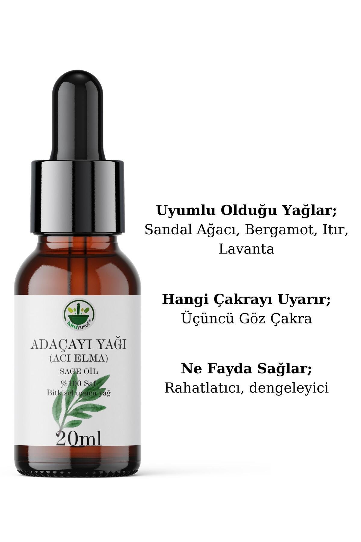 Adaçayı (acı Elma) Uçucu Yağı %100 Saf Ve Doğal (20ml)