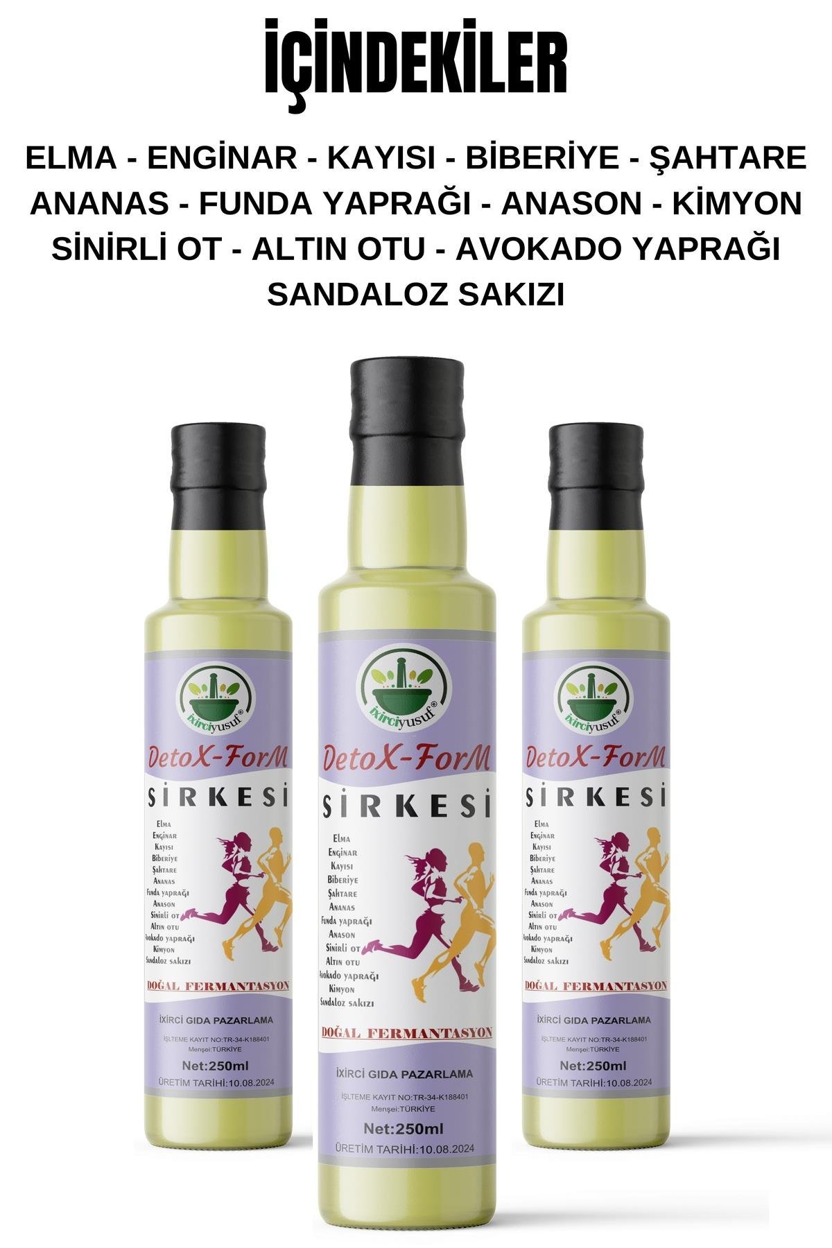 Detox-Form Sirkesi 250ml / Doğal Fermantasyon