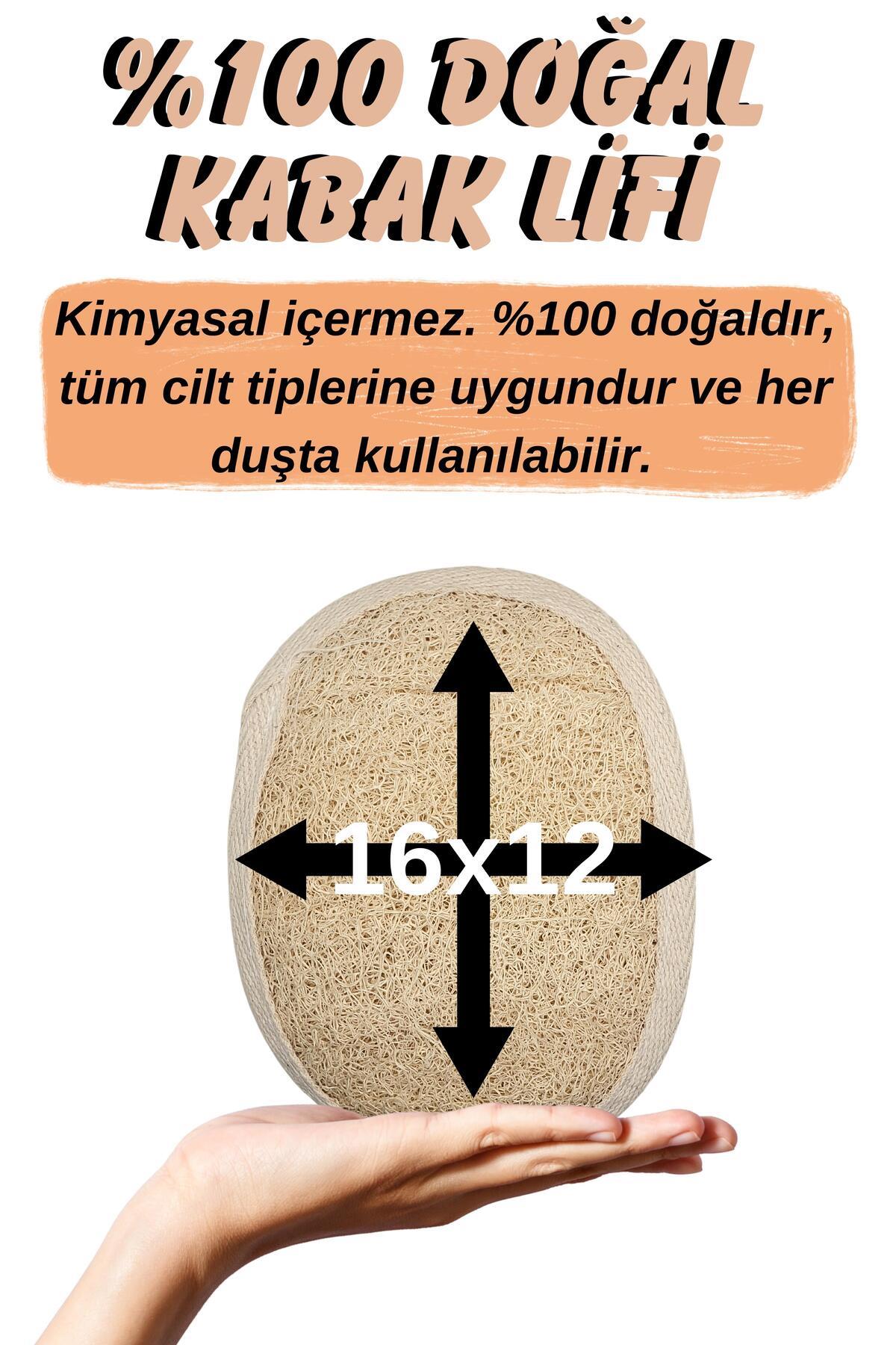 Doğal Kabak Lifi / Banyo Kesesi (Çift Taraflı) Selülite Batık Ve Sivilcelere Son