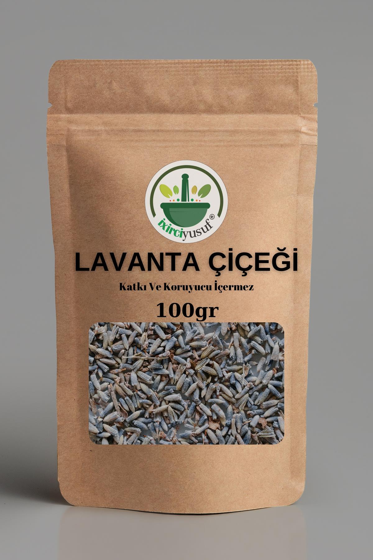 Lavanta Çiçeği Kurusu 100 gr ( Doğal Kurutulmuş, Elenmiş, Katkısız )