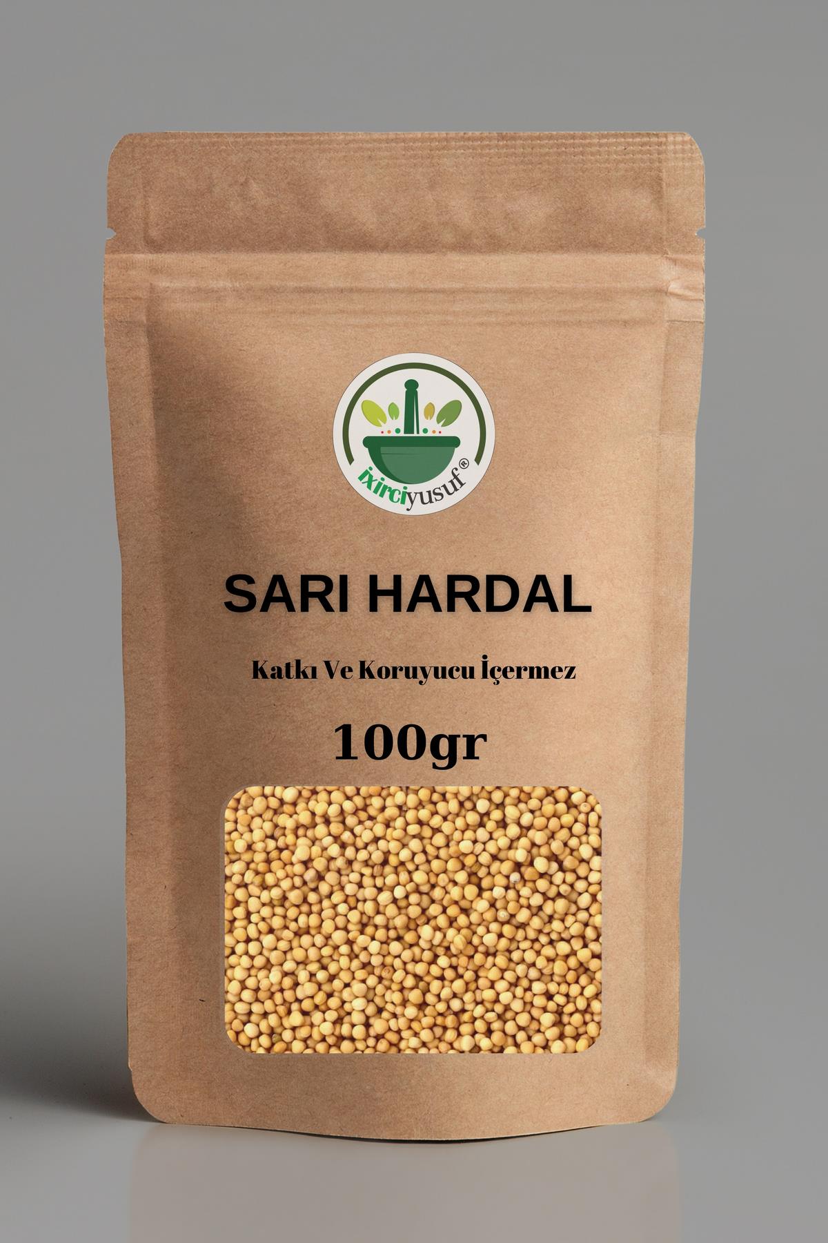 Sarı Hardal Tohumu 100 gr (Katkısız, Elenmiş) / Sarıhardal