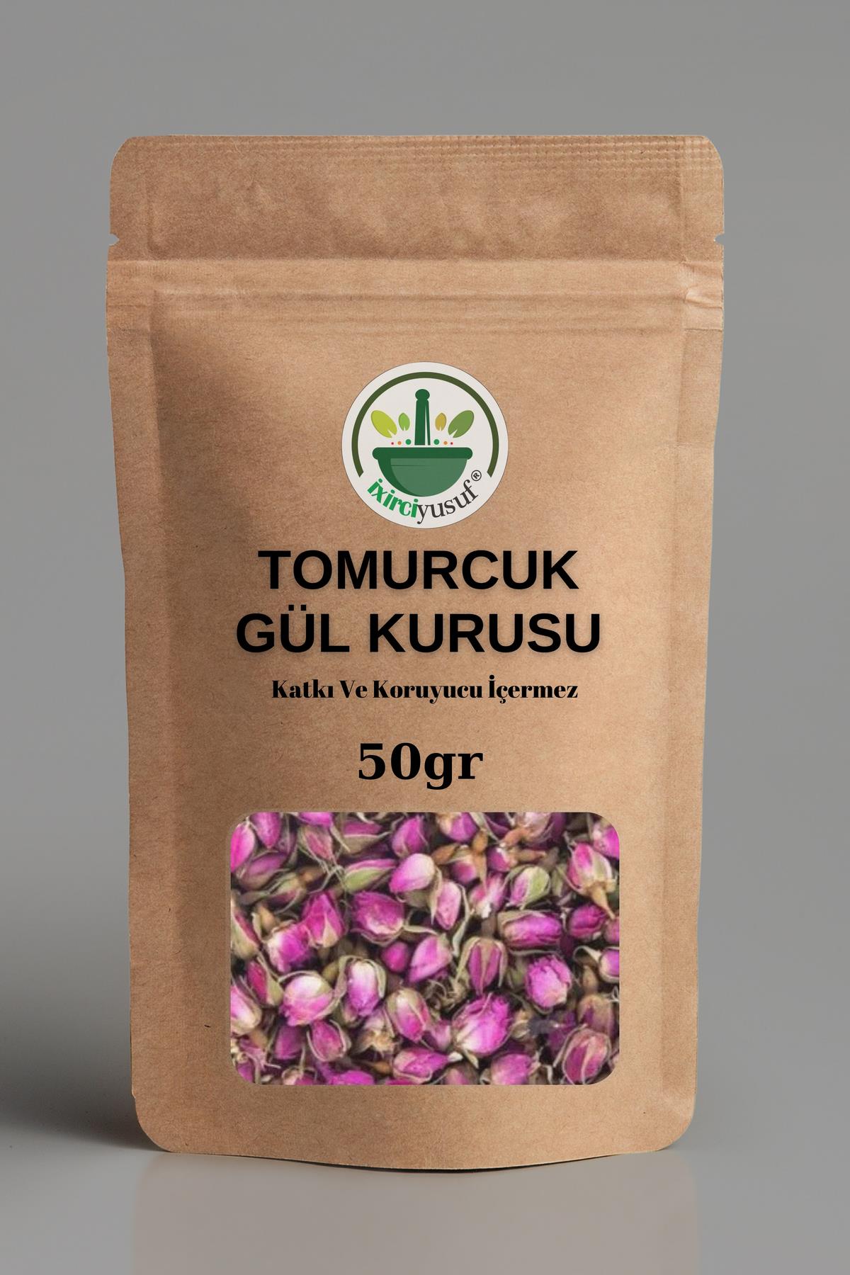 Tomurcuk Gül Kurusu (pembe) 50 Gr / (elenmiş, Kokulu)