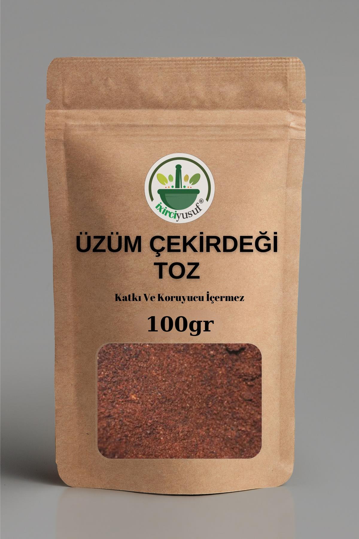 Üzüm Çekirdeği Tozu 100 gr (Öğütülmüş, Katkısız)