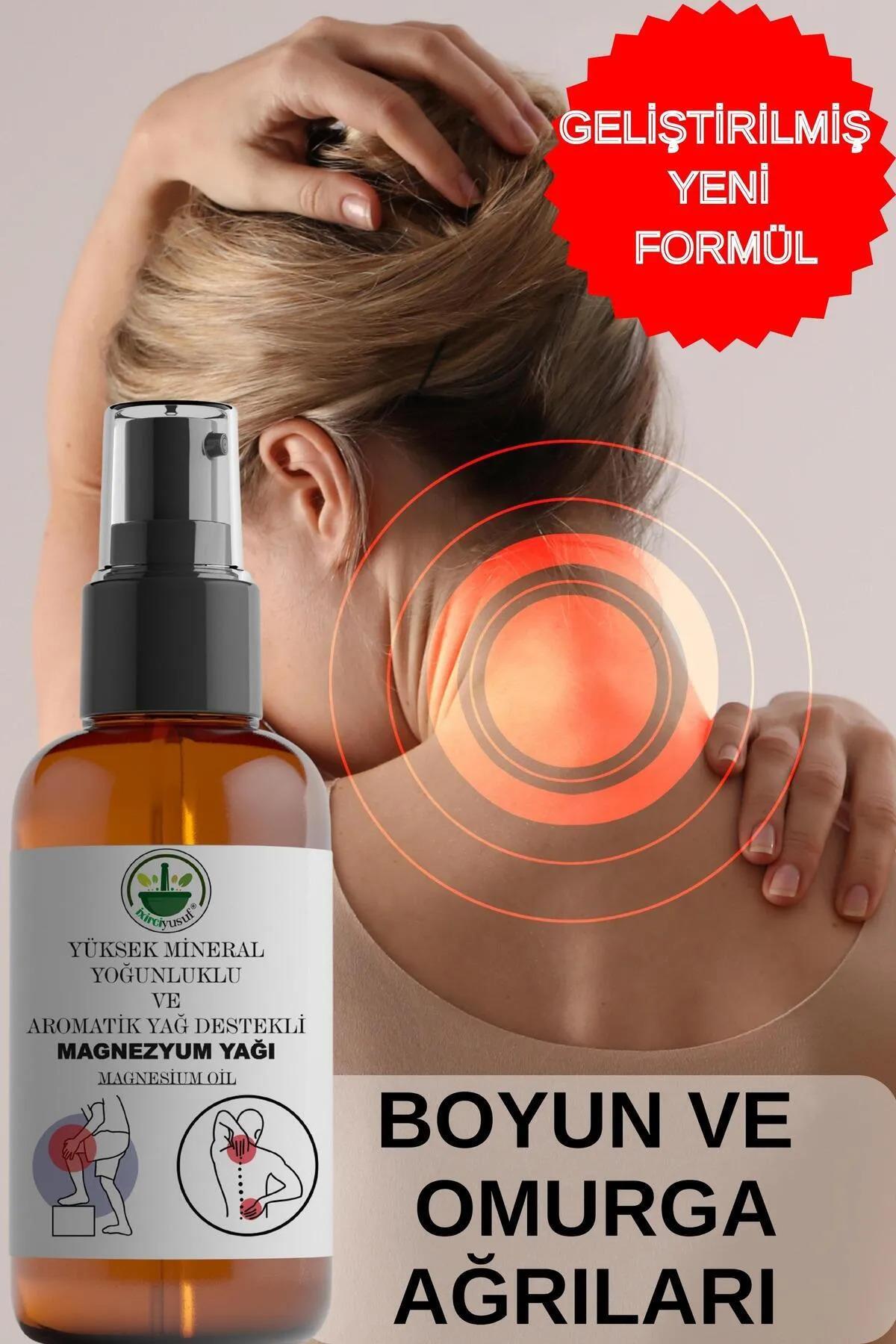 Yüksek Mineral Ve Aromatik Yağ Destekli Magnezyum Yağı (MAGNESİUM OİL) Ağrı Sprey 100 ml