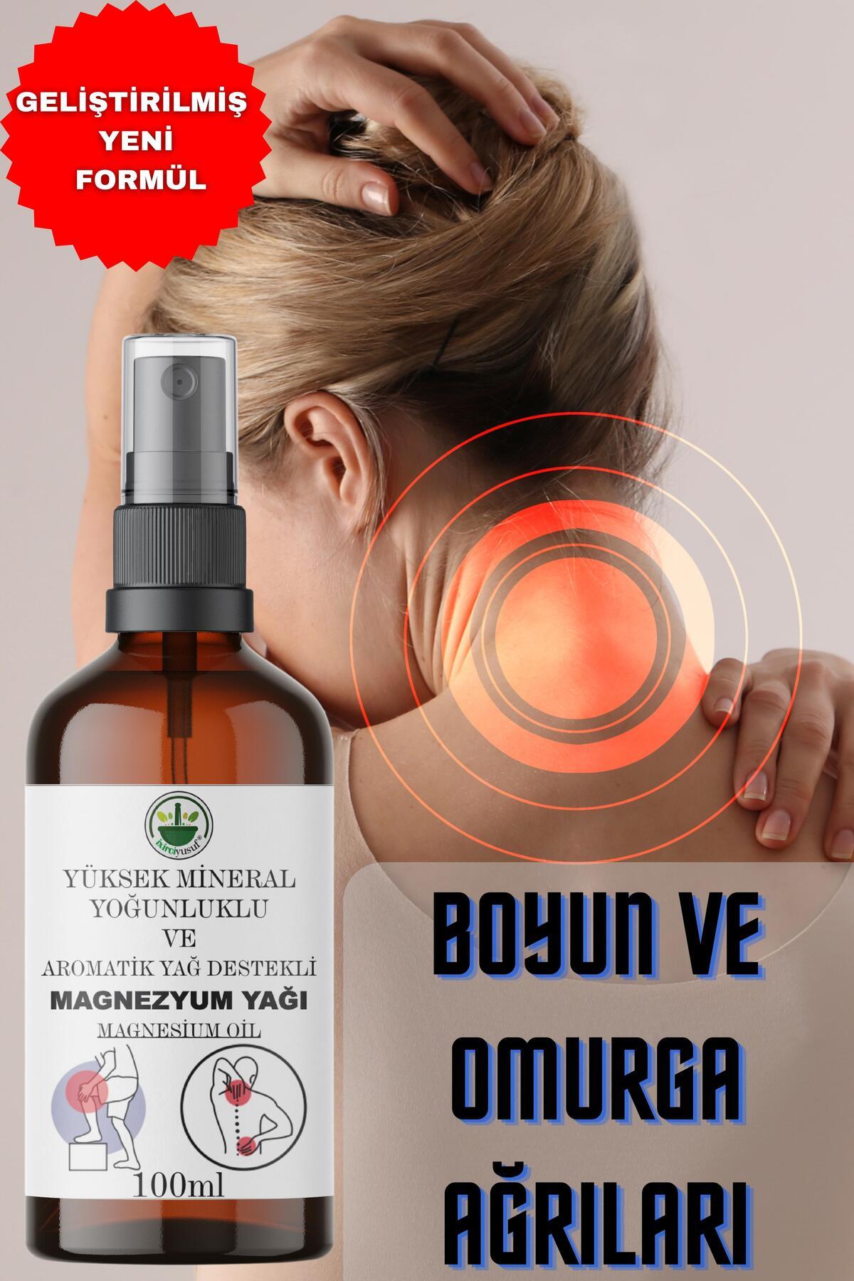 Yüksek Mineral Ve Aromatik Yağ Destekli Magnezyum Yağı (MAGNESİUM OİL) Ağrı Sprey 100 ml