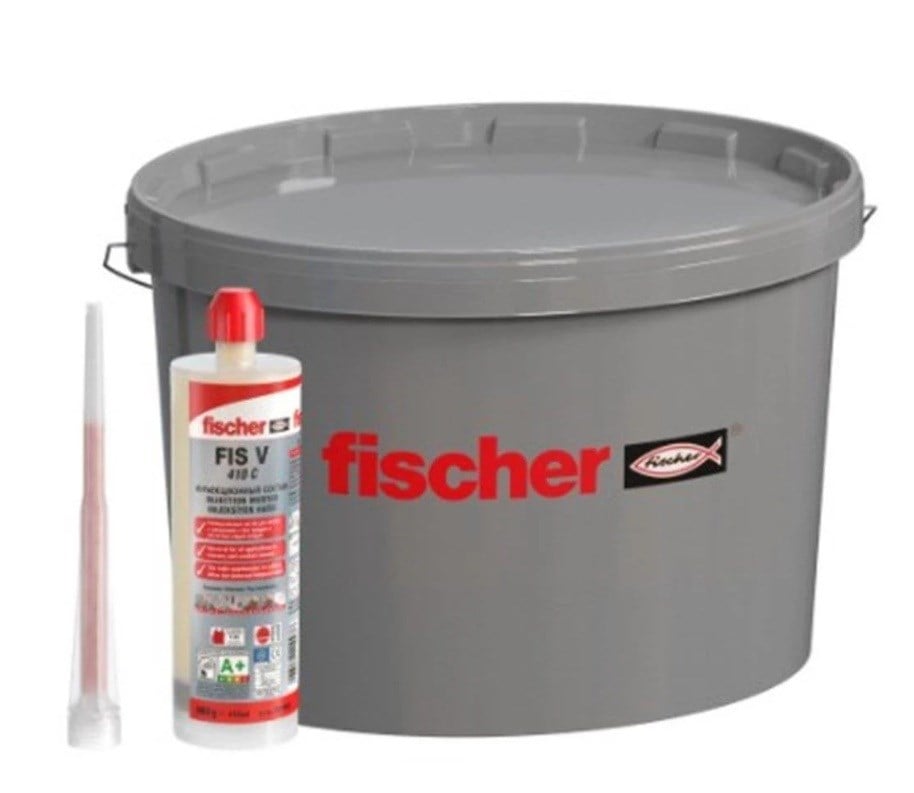 Fischer FIS V Plus 410c Enkejsiyon Harcı (410ml/adet&410ml/adetx16 kova)