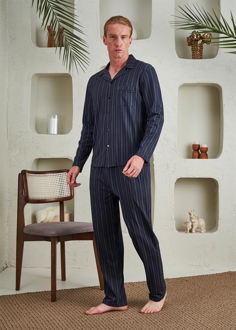 Erkek Gömlek Pijama Takım- 10796