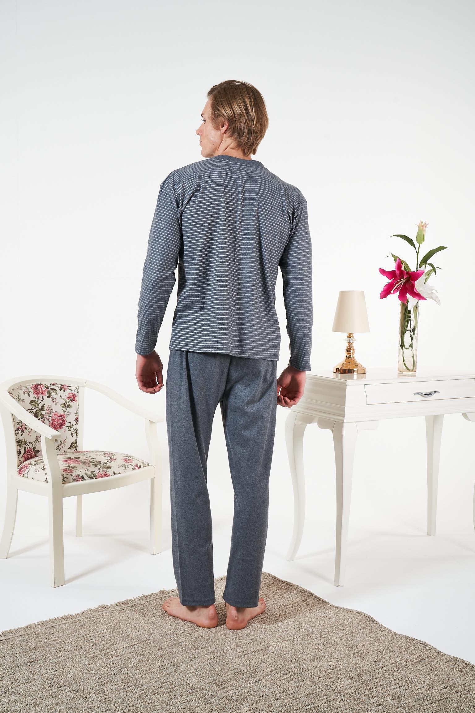 Erkek İnterlok Pijama Takımı - 25401R