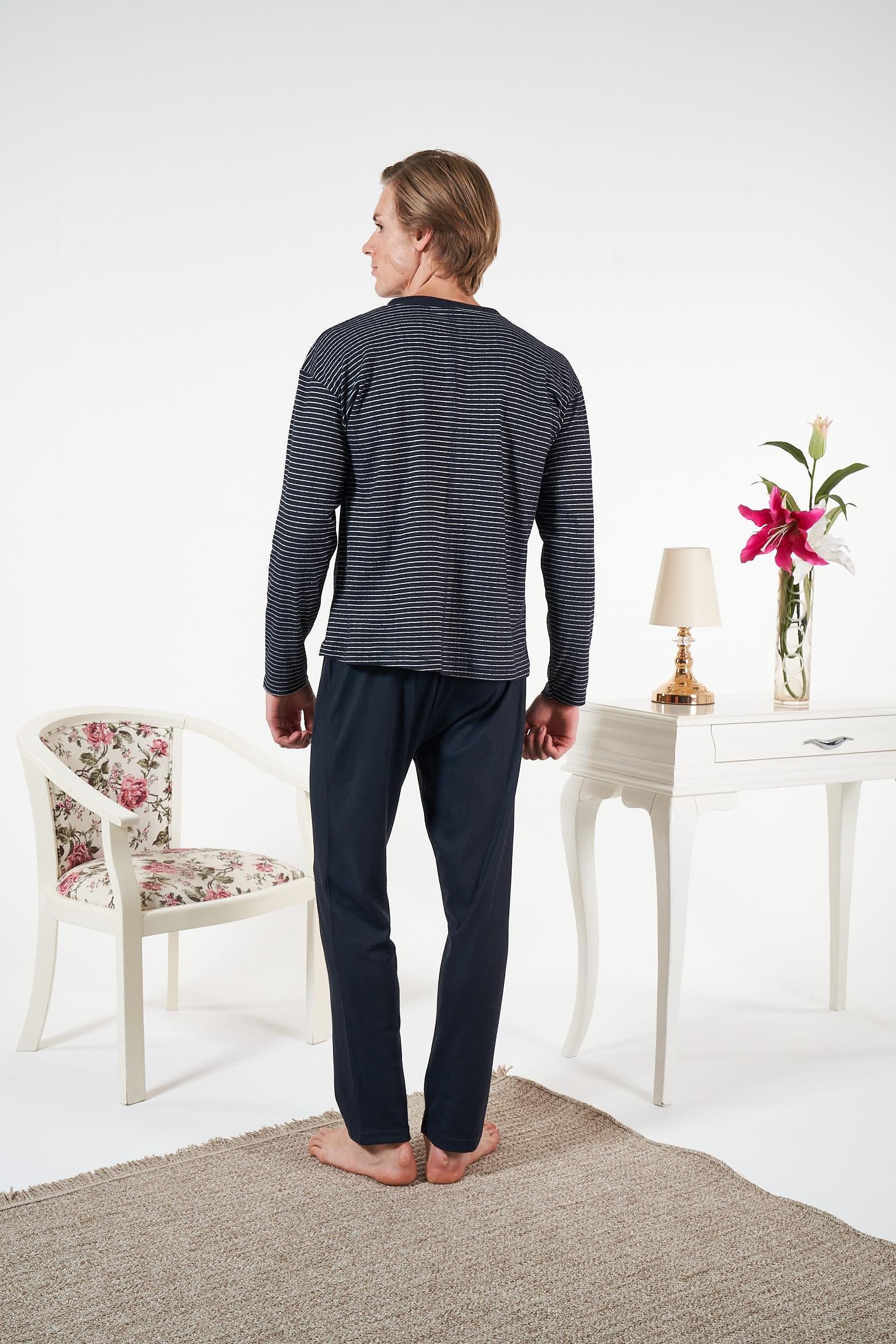 Erkek İnterlok Pijama Takımı - 25401R