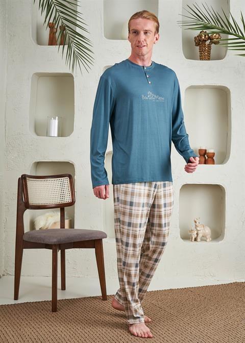 Erkek Patlı Pijama Takım - 10799