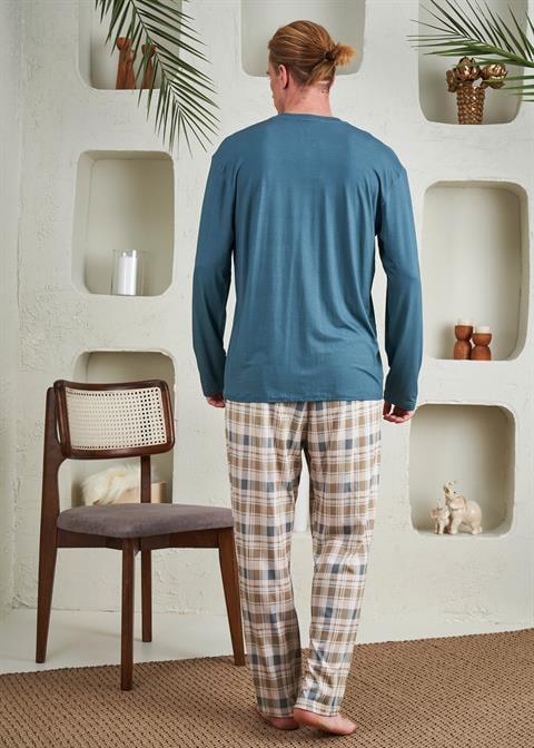 Erkek Patlı Pijama Takım - 10799