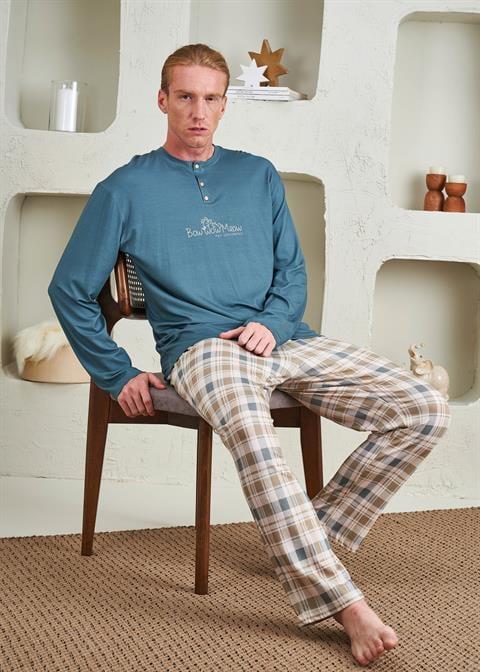 Erkek Patlı Pijama Takım - 10799
