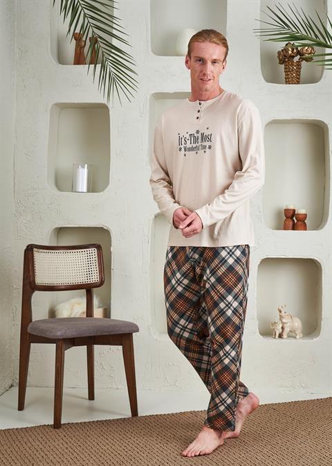 Erkek Patlı Pijama Takım - 10800