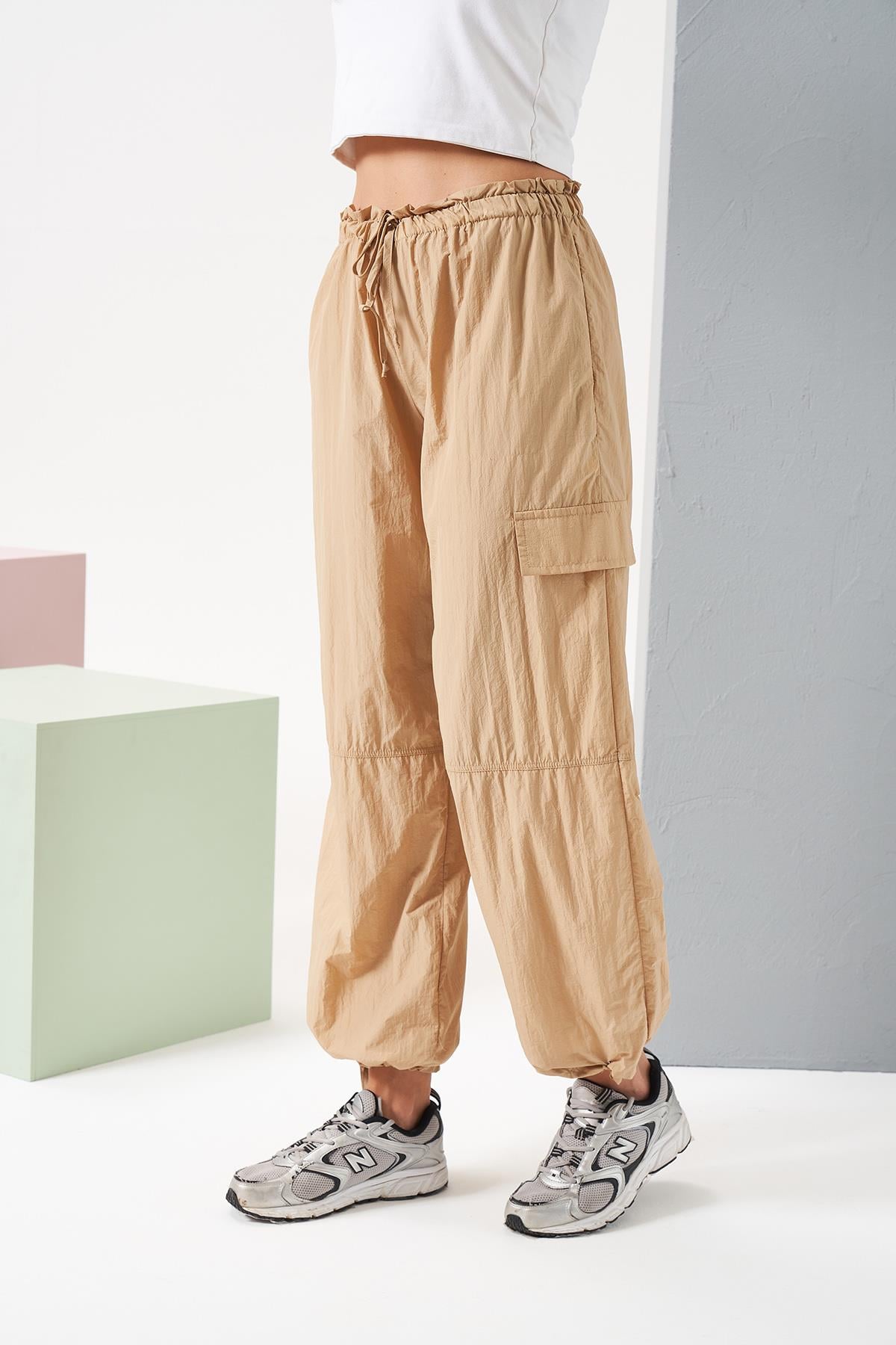 Kadın Camel Pantolon - 26039