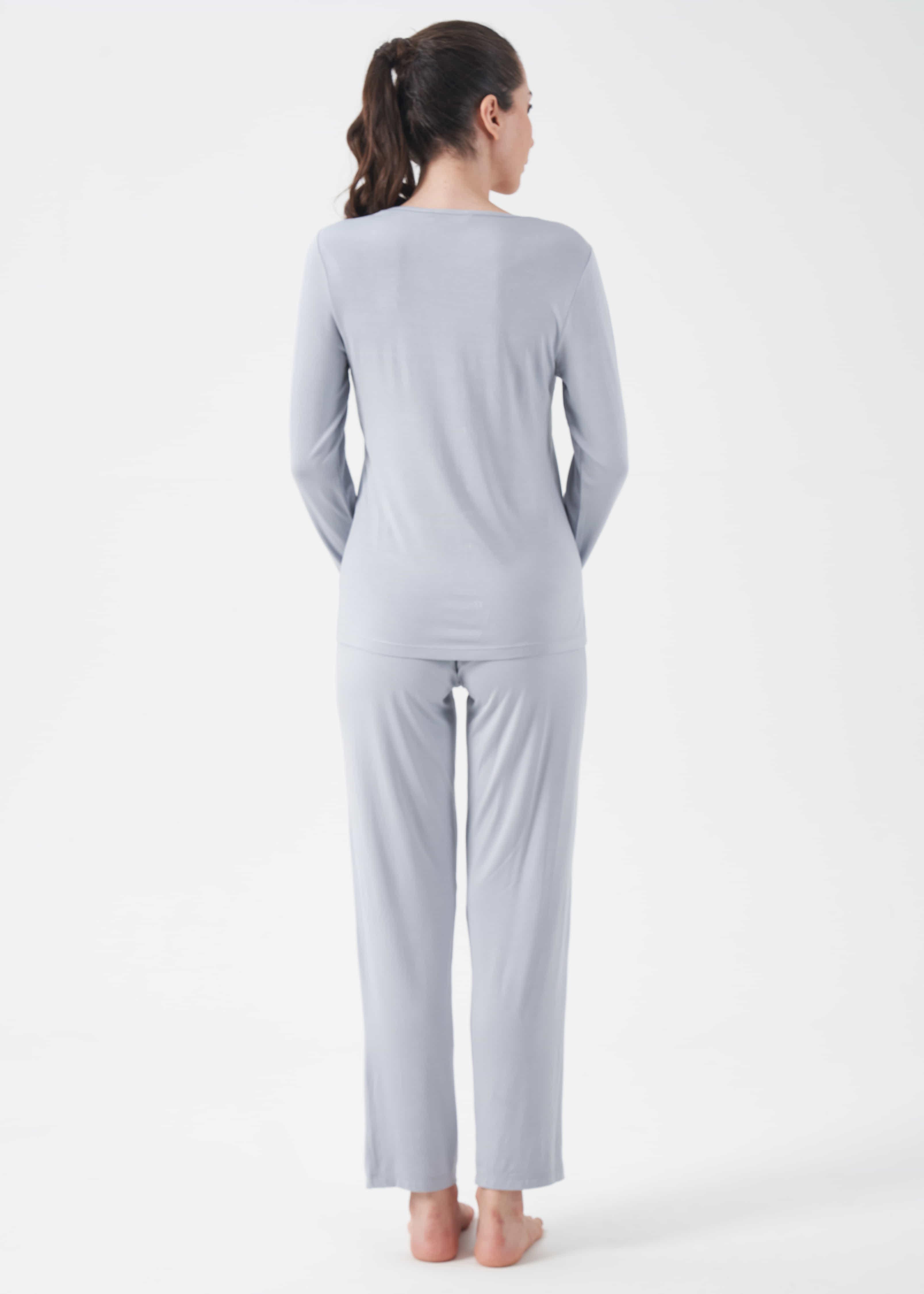 Kadın Dantelli Pijama Takım - 10006