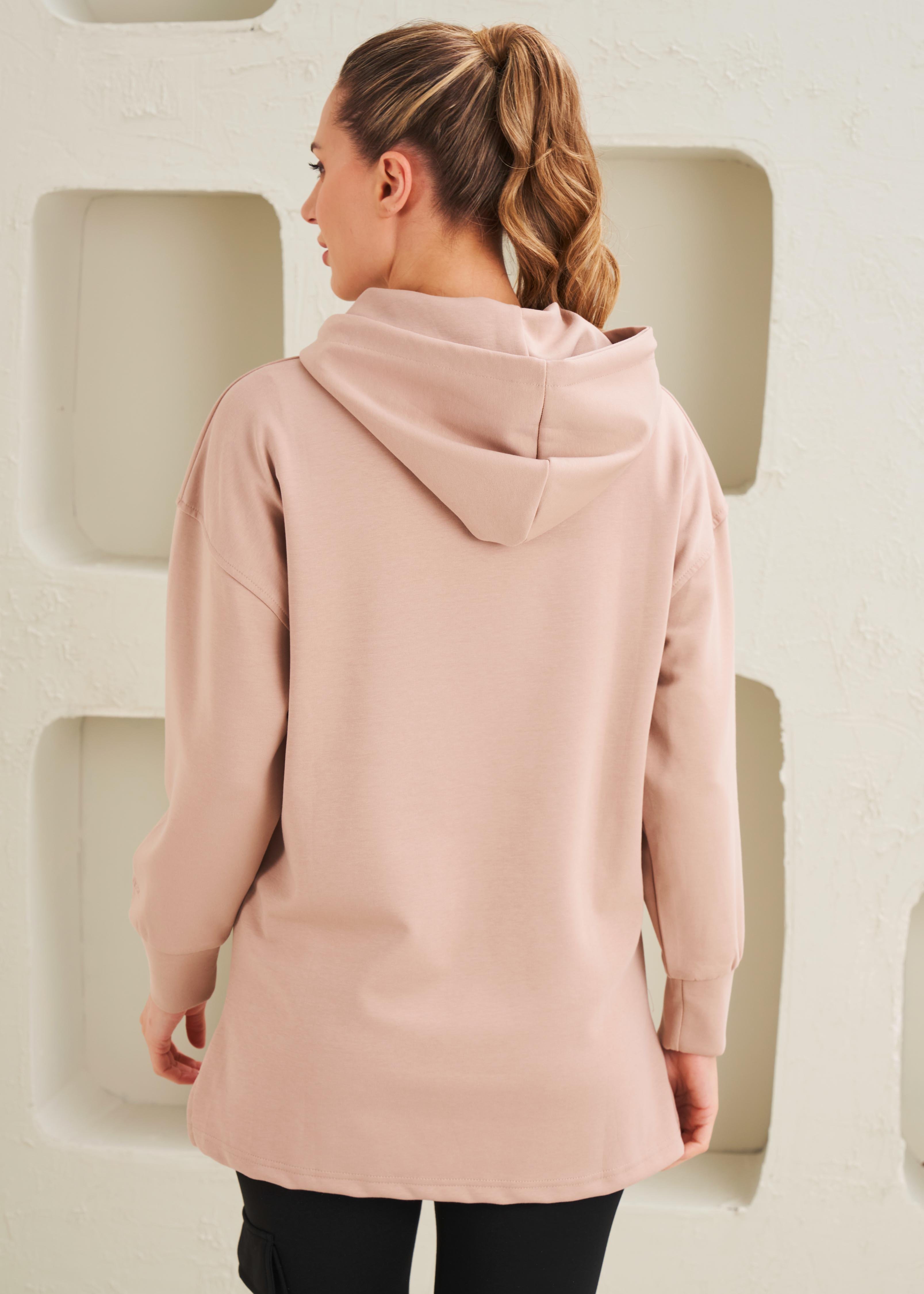 Kadın Kapşonlu Tunik - 41515