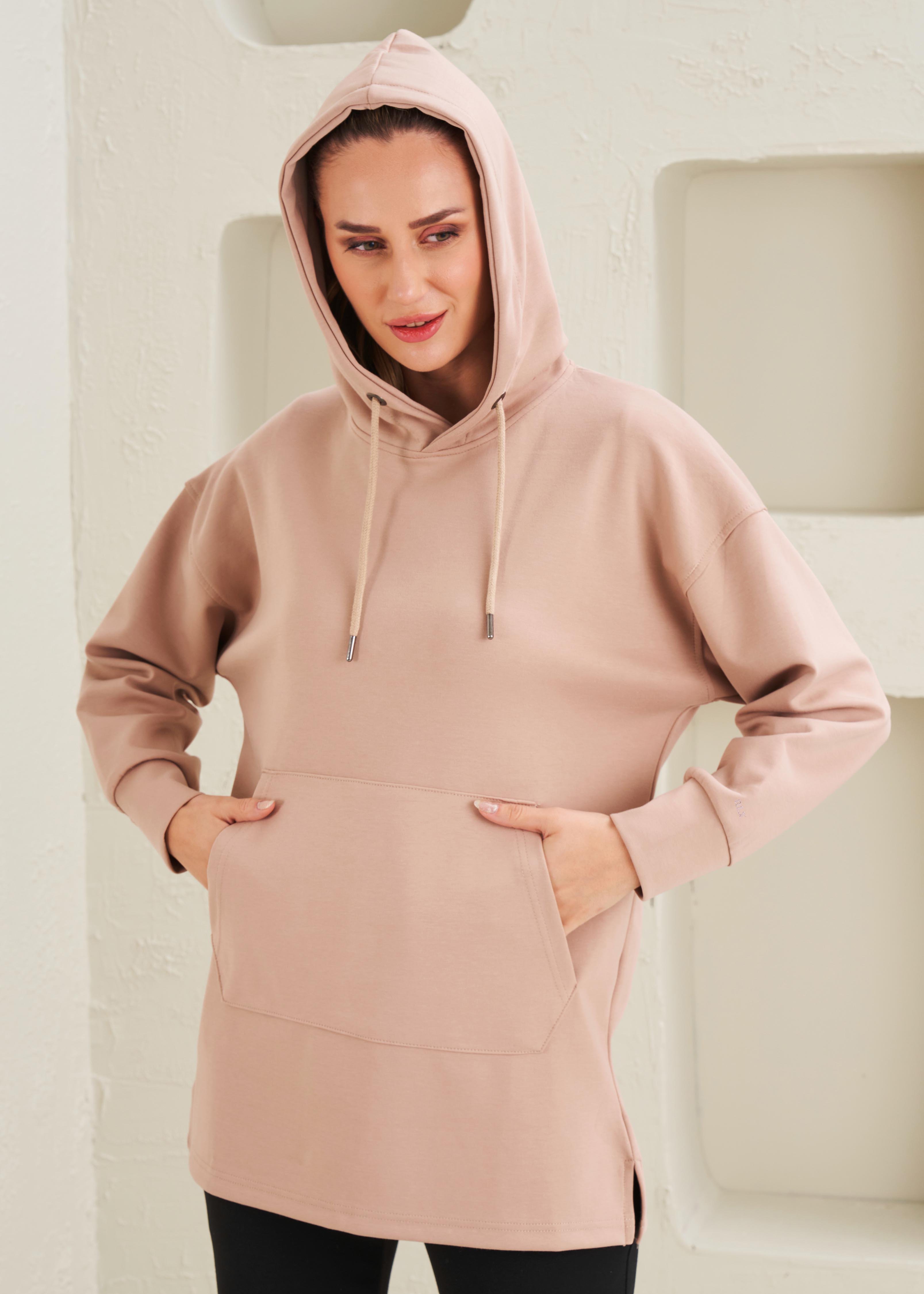Kadın Kapşonlu Tunik - 41515