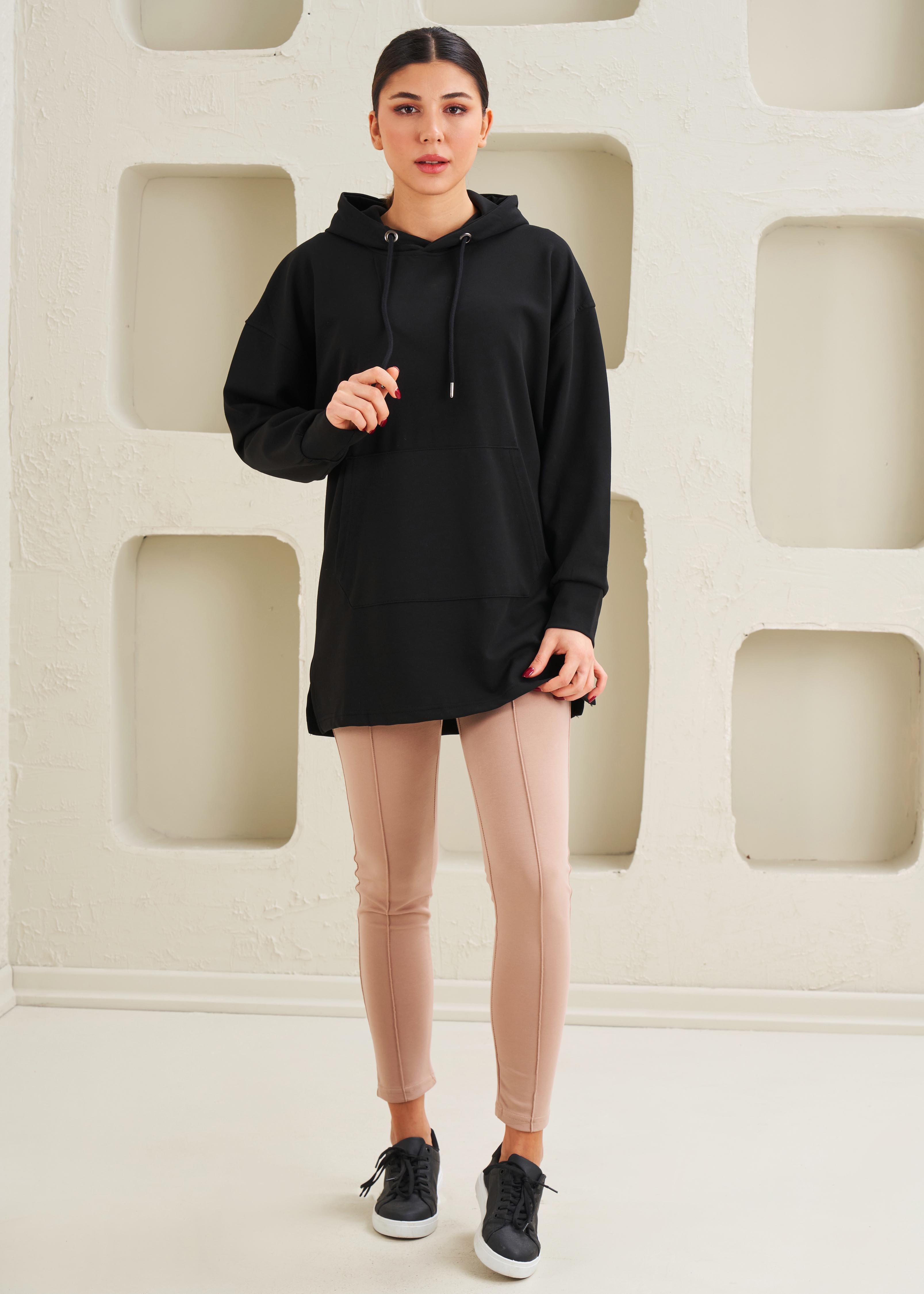 Kadın Kapşonlu Tunik - 41515