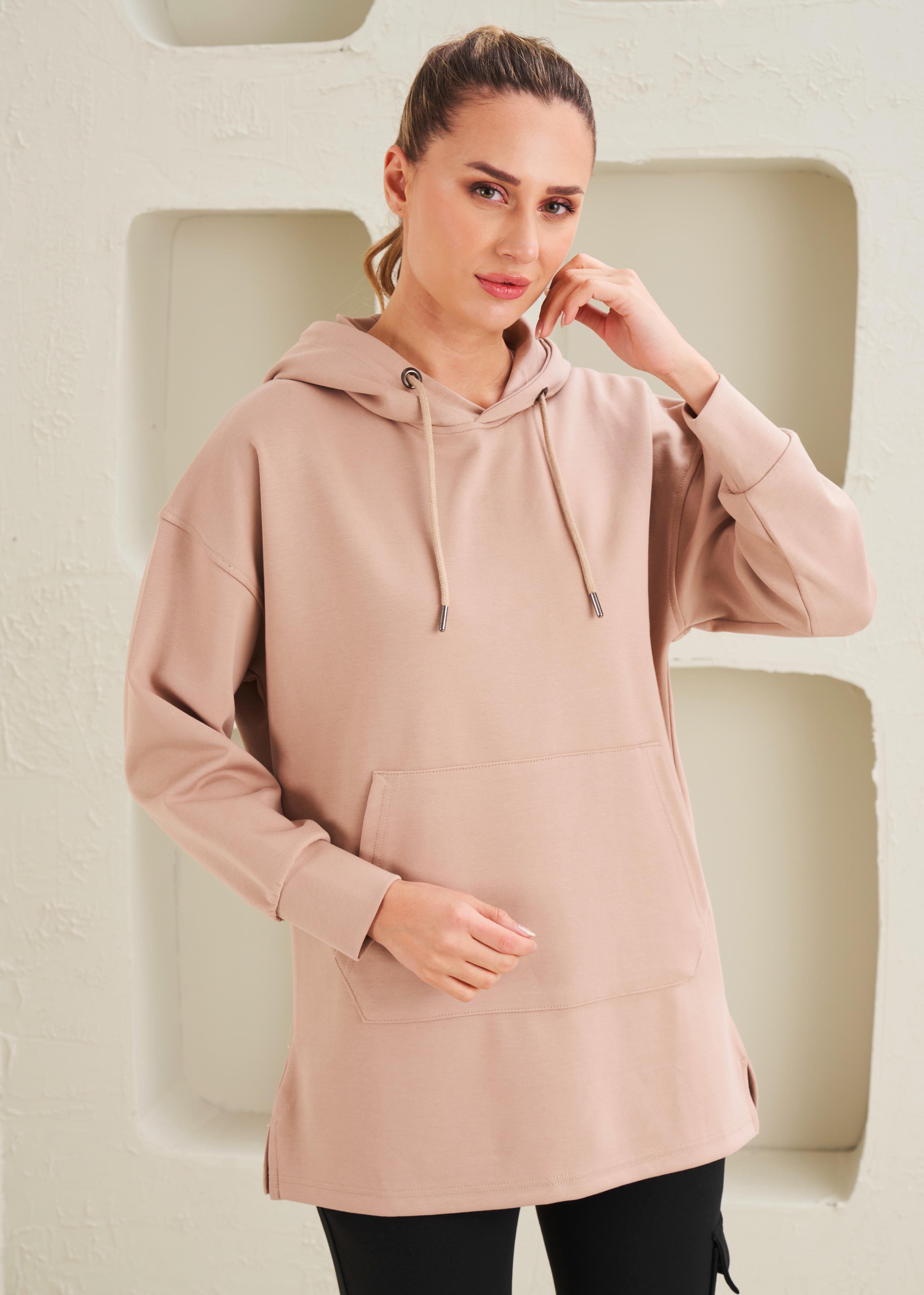 Kadın Kapşonlu Tunik - 41515