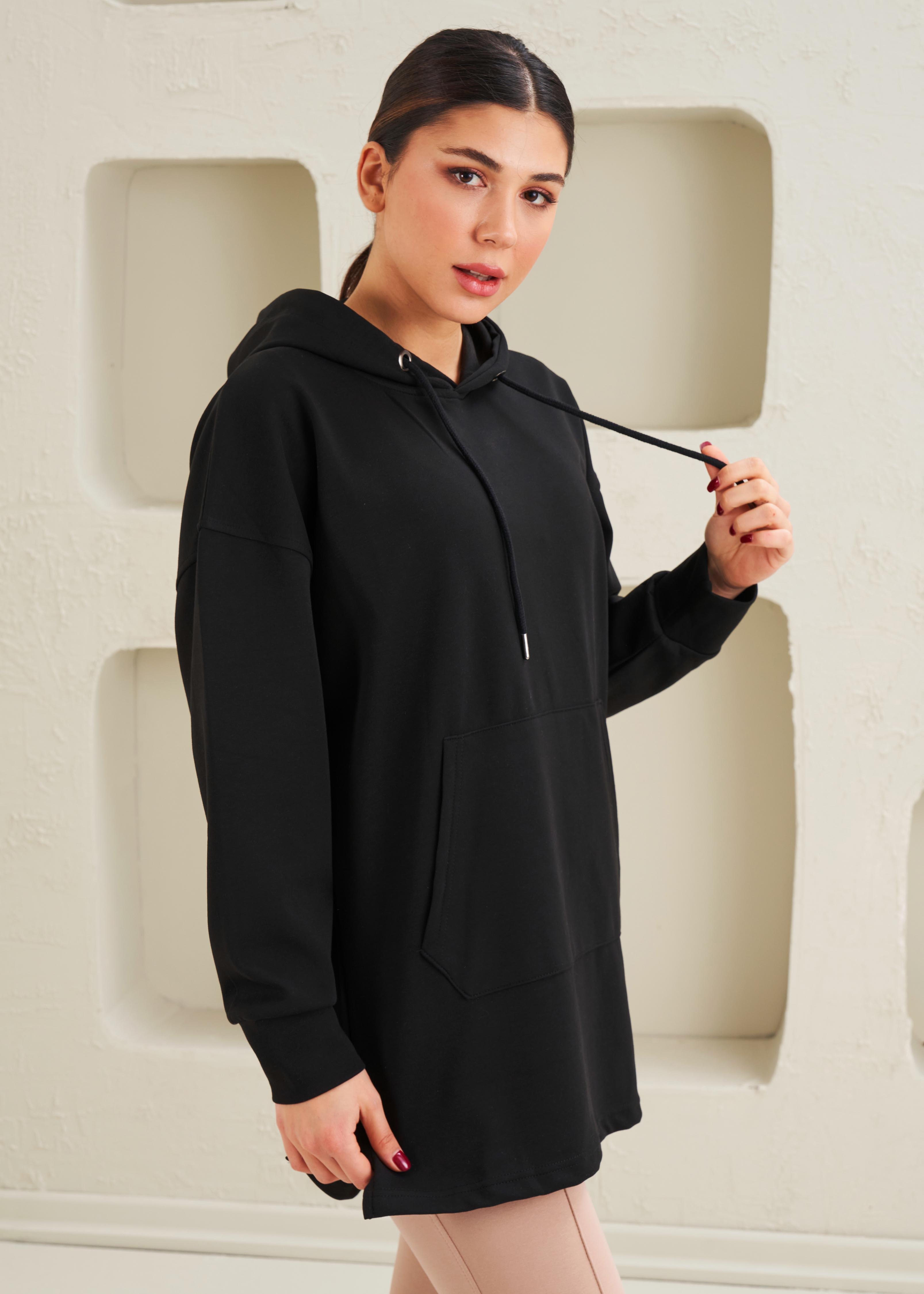 Kadın Kapşonlu Tunik - 41515
