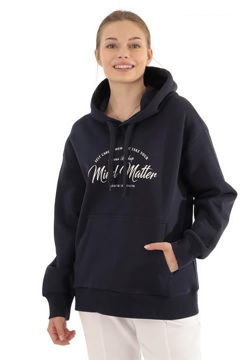 Kadın Kapüşonlu Sweatshirt - 41588