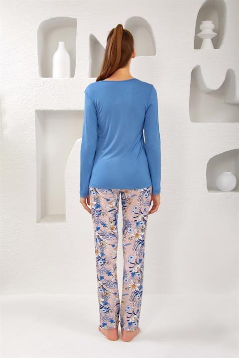 Kadın Patlı Pijama Takım - 10763
