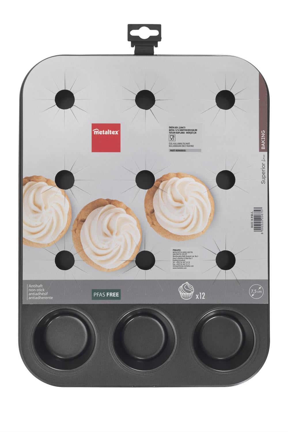 12 li Muffin Kalıbı