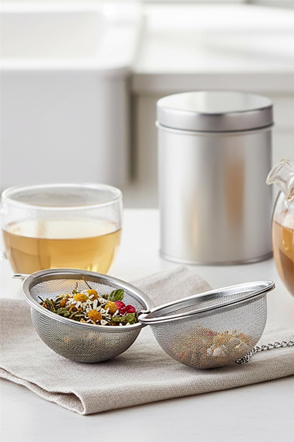 Inox Çay Demleme Topu 7,5 cm