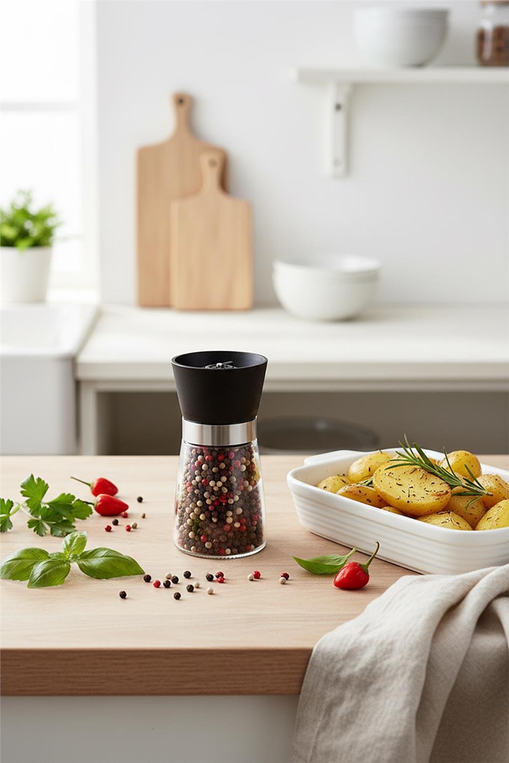 Picante Cam Baharat Değirmeni