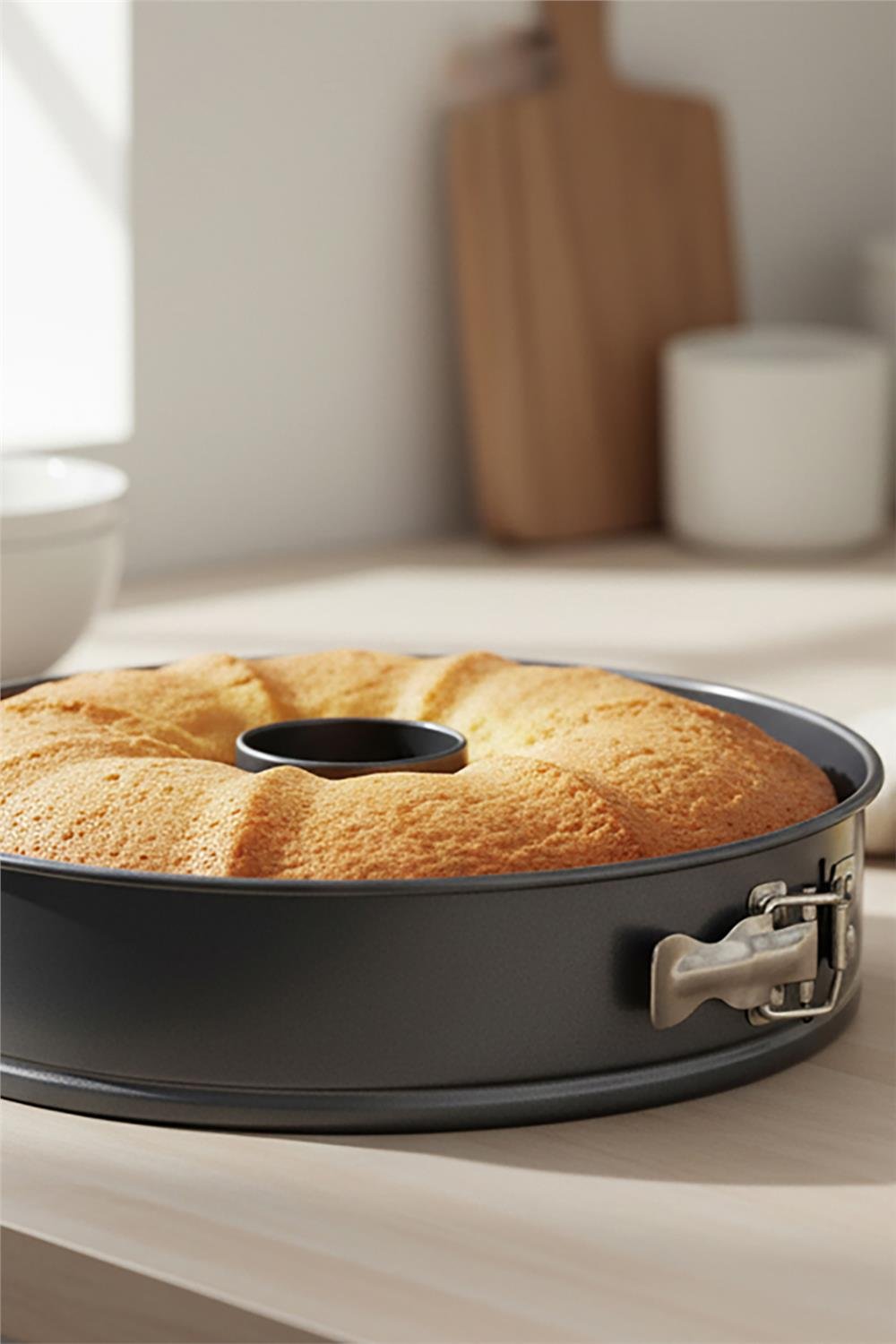 Superior Kelepçeli Çift Tabanlı Pasta Kek Kalıbı 26 cm